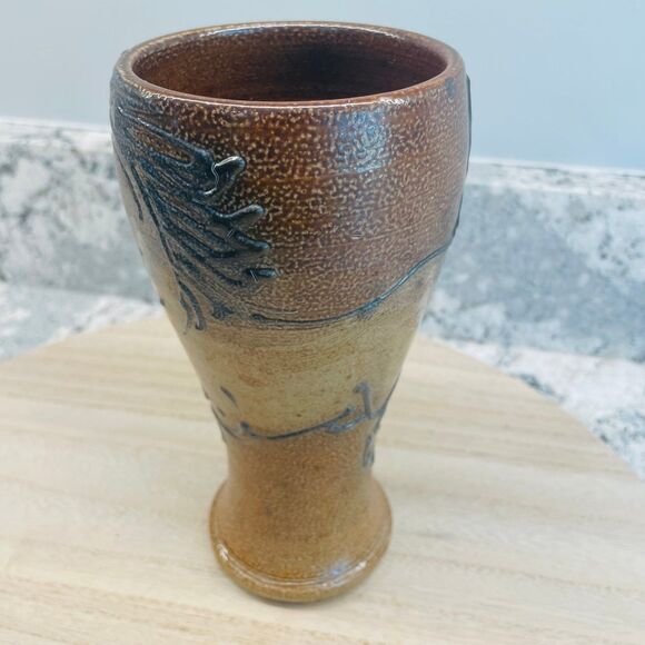 Studio Art Pottery Horse Figure Brown Vase The Owl & the Pussycat Alexandria VA - Picture 6 of 9